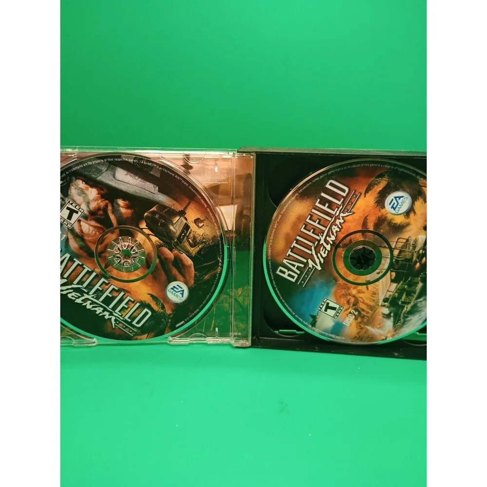 Battlefield Vietnam PC DVD-ROM Video Game 2004 Complete| Disc Set DISC 3 MISSING